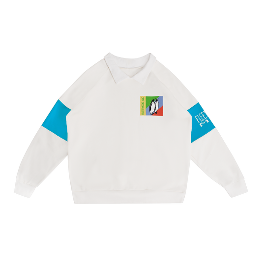 Duo Penguin Collared Crewneck